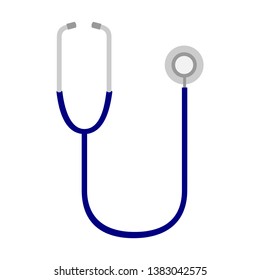 stethoscope vector.hospital equipment. medical tool.