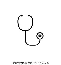 stetoscope editable stroke icon, Smart stroke icon