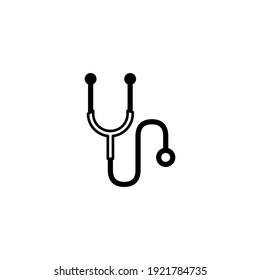 Stetoskop icon vector illustration logo template for many purpose. Isolated on white background.