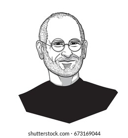 Steve Jobs Vector Illustration