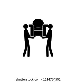 stevedores icon. Element of people at work icon for mobile concept and web apps. Detailed stevedores icon can be used for web and mobile on white background