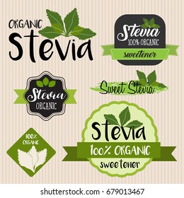 Stevia Food Label Set