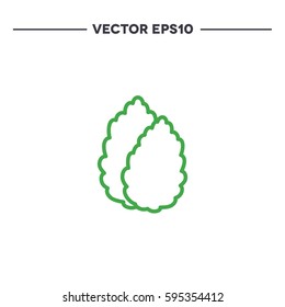 stevia. line icon. vector illustration