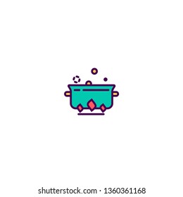 Stew icon design. Gastronomy icon vector illustration