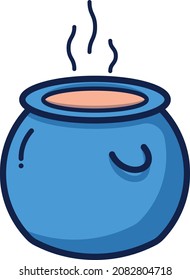 Stew illustration icon design flat food