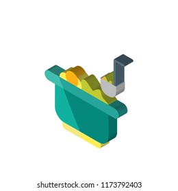 Stew isometric left top view 3D icon
