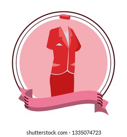 Steward suit dress wear