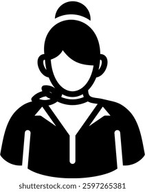 Stewardes Icon Element For Design