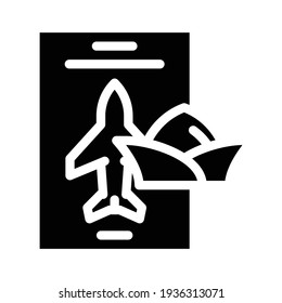 stewardess courses glyph icon vector. stewardess courses sign. isolated contour symbol black illustration