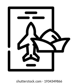 vector de icono de línea de cursos de tutoriales. los cursos de azafata firman. símbolo de contorno aislado ilustración negra