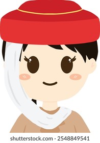 a stewardess emirat with uniform 