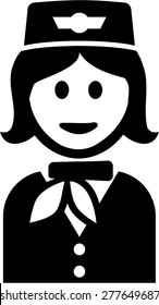 Stewardess Pictogram