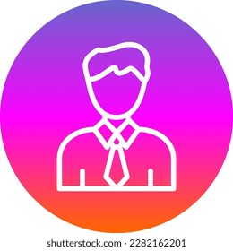 StewardLine Gradient Circle Vector Icon Design