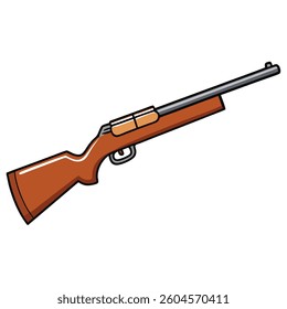Steyr Scout flat illutration white background
