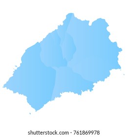 stHelena map - blue pastel graphic background . Vector illustration eps 10