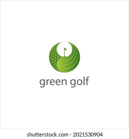 stick  ball  shaft flag green golf logos