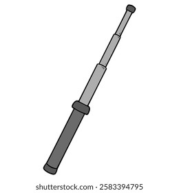 stick baton illustration hand drawn isolated vector