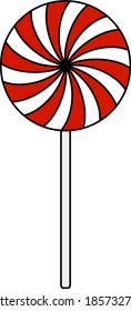 Icono de golosinas. Esquema Editable Con Diseño De Relleno De Color. Ilustración vectorial.