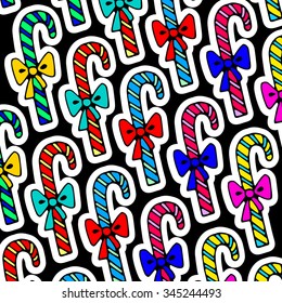 stick christmas candy cane vector red holiday celebration gift white