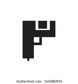 icono de la pistola de la consola con palos aislado en fondo blanco