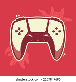 Stick Controller Art Cartoon Illustration