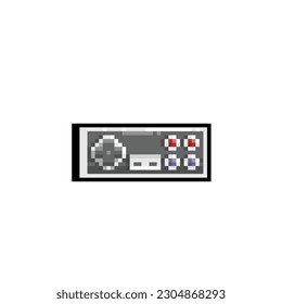controlador de stick en el estilo de arte de píxeles