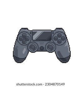 stick controller in pixel art style