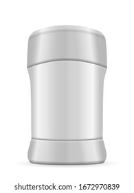 Stick deodorant on a white background. Vector illustration.