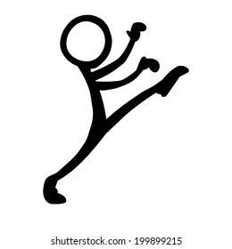 Stick Figure Ballet Step