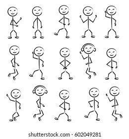 Similar Images, Stock Photos & Vectors of six different stick figure