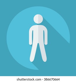 stick figure of human silhouette