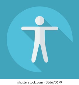 stick figure of human silhouette