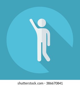 stick figure of human silhouette