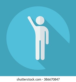 stick figure of human silhouette