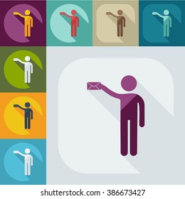 stick figure of human silhouette