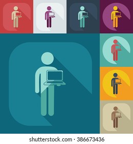 stick figure of human silhouette