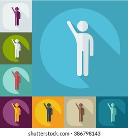 stick figure of human silhouette