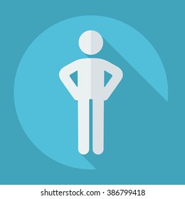 stick figure of human silhouette