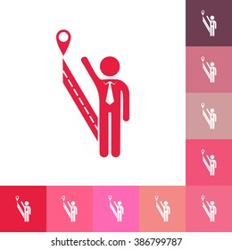 stick figure of human silhouette