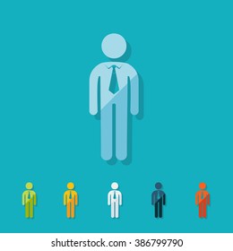 stick figure of human silhouette