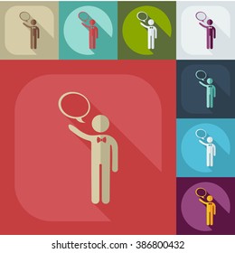 stick figure of human silhouette