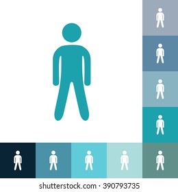 stick figure of human silhouette