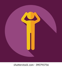 stick figure of human silhouette