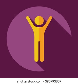 stick figure of human silhouette