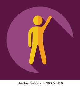 stick figure of human silhouette