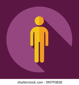 stick figure of human silhouette