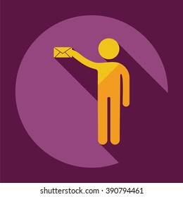 stick figure of human silhouette