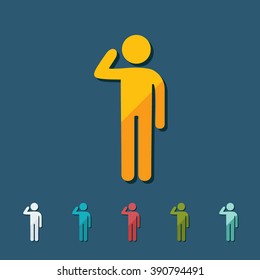 stick figure of human silhouette