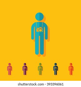 stick figure of human silhouette