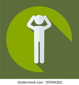 stick figure of human silhouette